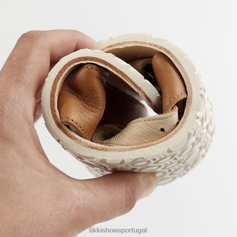 Tikki adultos creme sandálias descalças vibe v2 calçados 68Z4V220