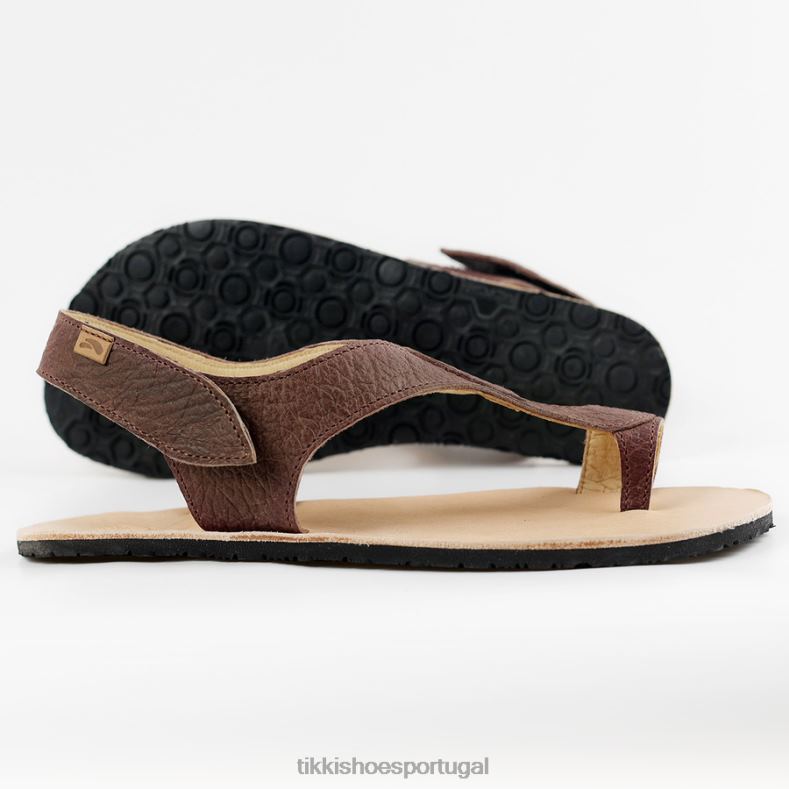 Tikki adultos marrom avermelhado sandálias descalças soul v2 calçados 68Z4V224