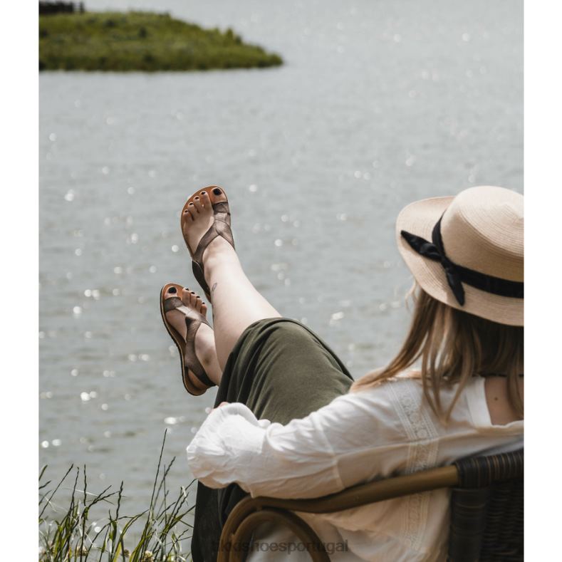 Tikki adultos marrom avermelhado sandálias descalças soul v2 calçados 68Z4V224