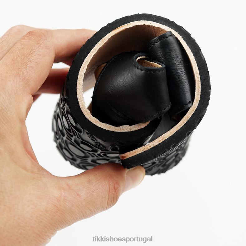 Tikki adultos preto sandálias descalças vibe v2 calçados 68Z4V222