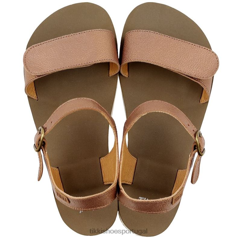 Tikki adultos rosa velho sandálias descalças vibe v1 calçados 68Z4V235