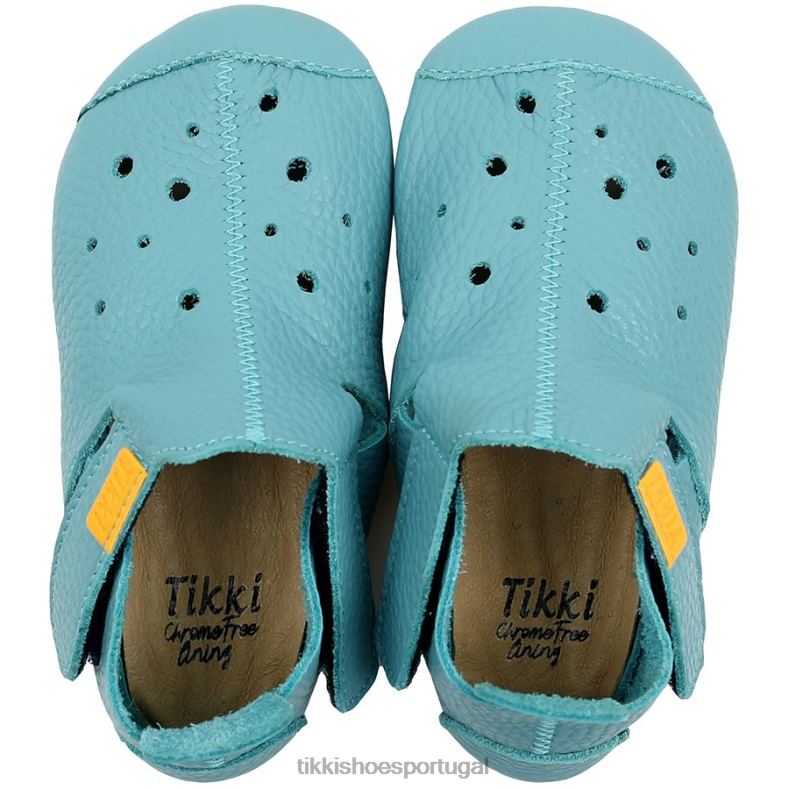 Tikki adultos azul couro ziggy v1 calçados 68Z4V262