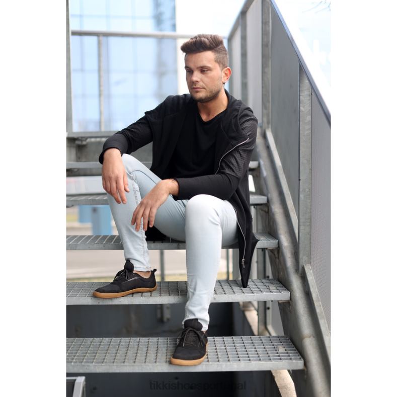 Tikki adultos escuro malha de tênis vegano calçados 68Z4V206