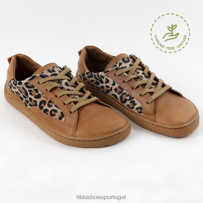 Tikki adultos leopardo tênis descalço oxy calçados 68Z4V207