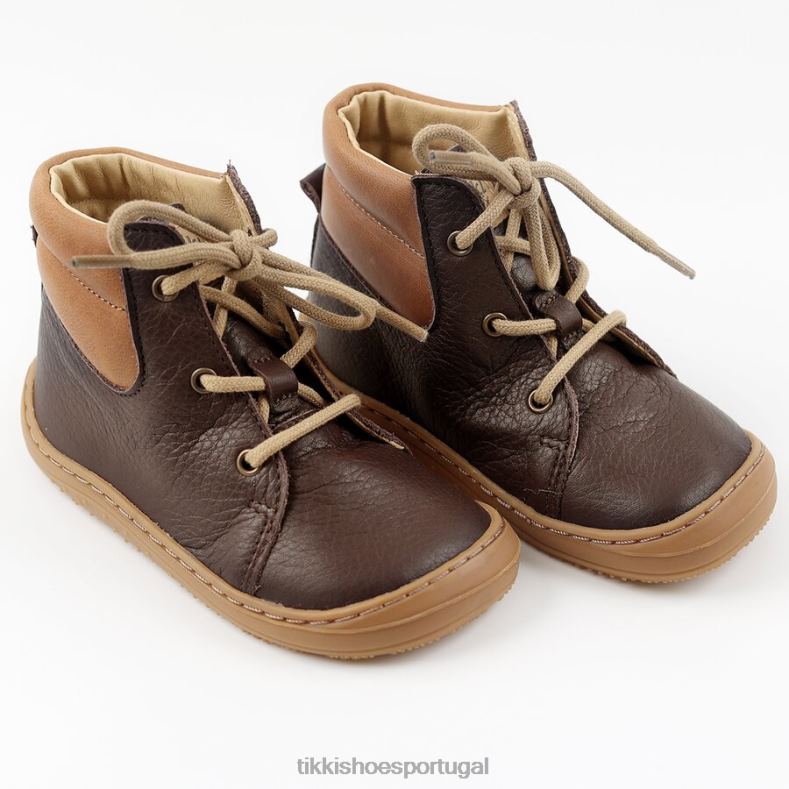 Tikki crianças avelã besouro de botas descalças calçados 68Z4V193