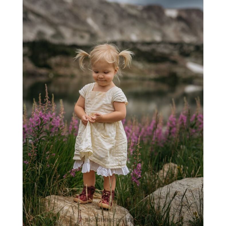 Tikki crianças avelã besouro de botas descalças calçados 68Z4V193