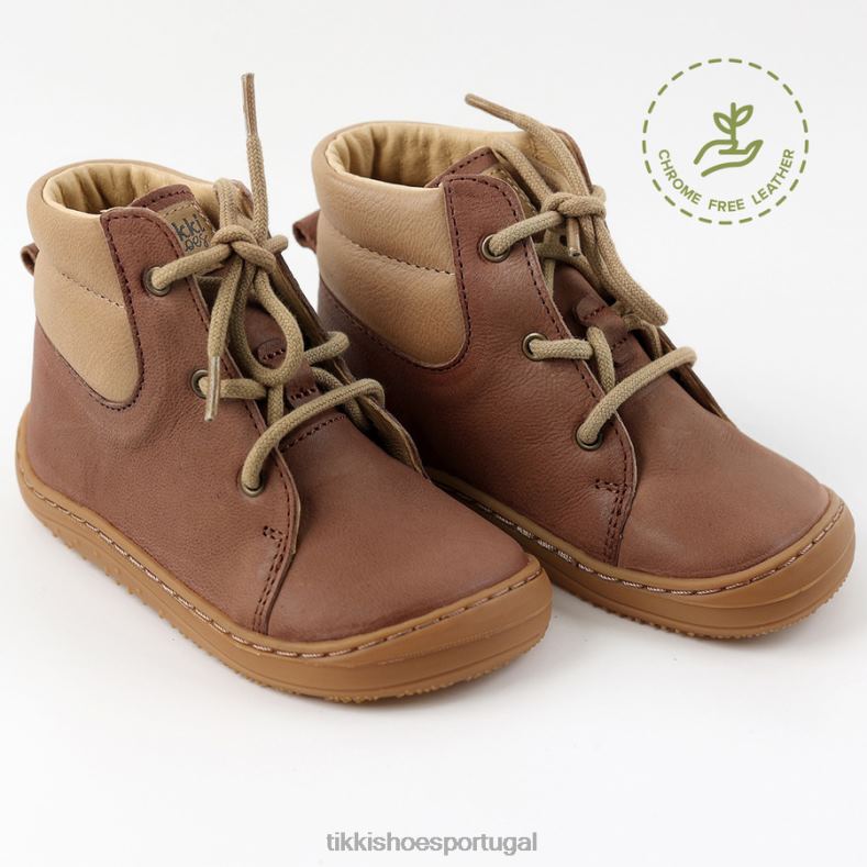 Tikki crianças caramelo besouro de botas descalças calçados 68Z4V183