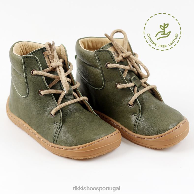 Tikki crianças folha besouro de botas descalças calçados 68Z4V188