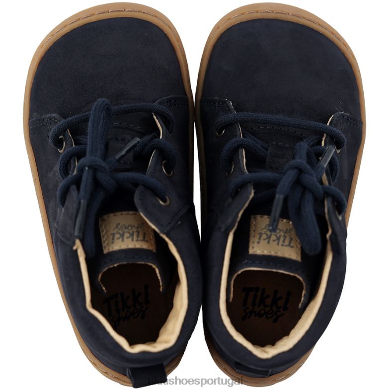 Tikki crianças marinha besouro de botas descalças calçados 68Z4V182