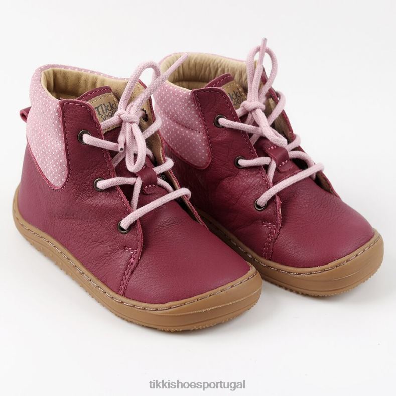 Tikki crianças rosado besouro de botas descalças calçados 68Z4V191