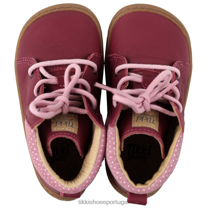 Tikki crianças rosado besouro de botas descalças calçados 68Z4V191