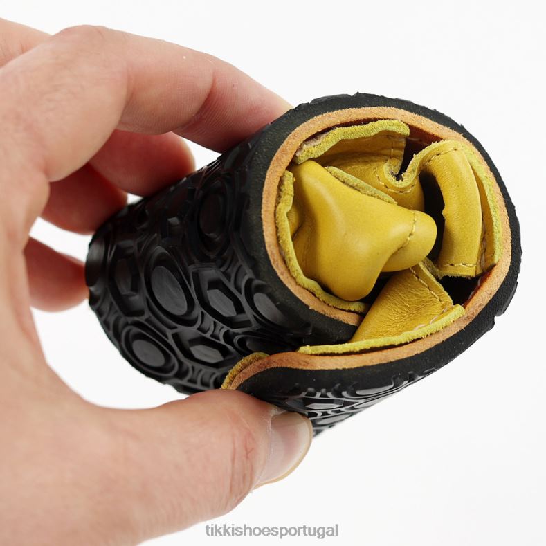 Tikki crianças amarelo sandálias descalças aranya calçados 68Z4V55