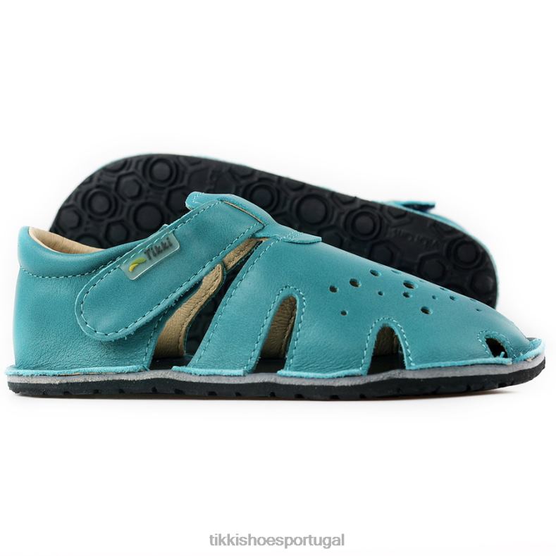 Tikki crianças céu azul sandálias descalças aranya calçados 68Z4V57
