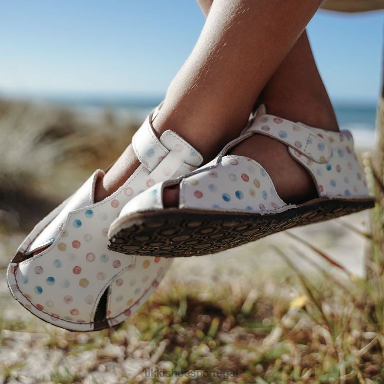 Tikki crianças confete couro mariposa calçados 68Z4V81