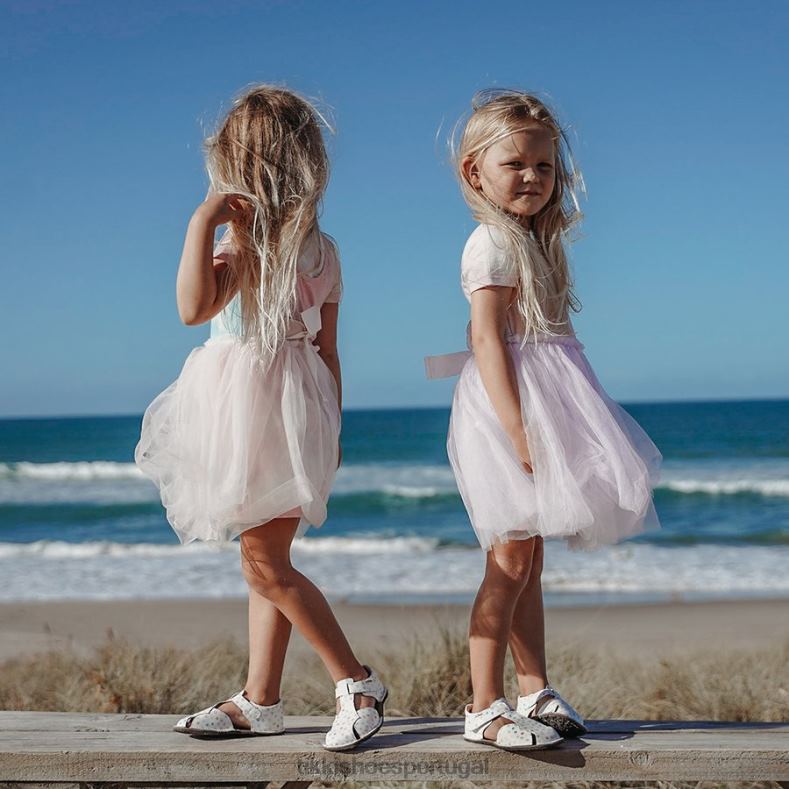 Tikki crianças confete couro mariposa calçados 68Z4V81