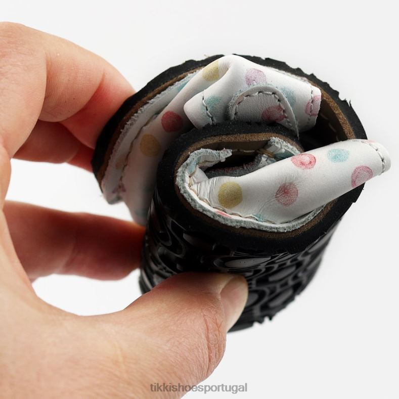 Tikki crianças confete outlet mariposa couro calçados 68Z4V79