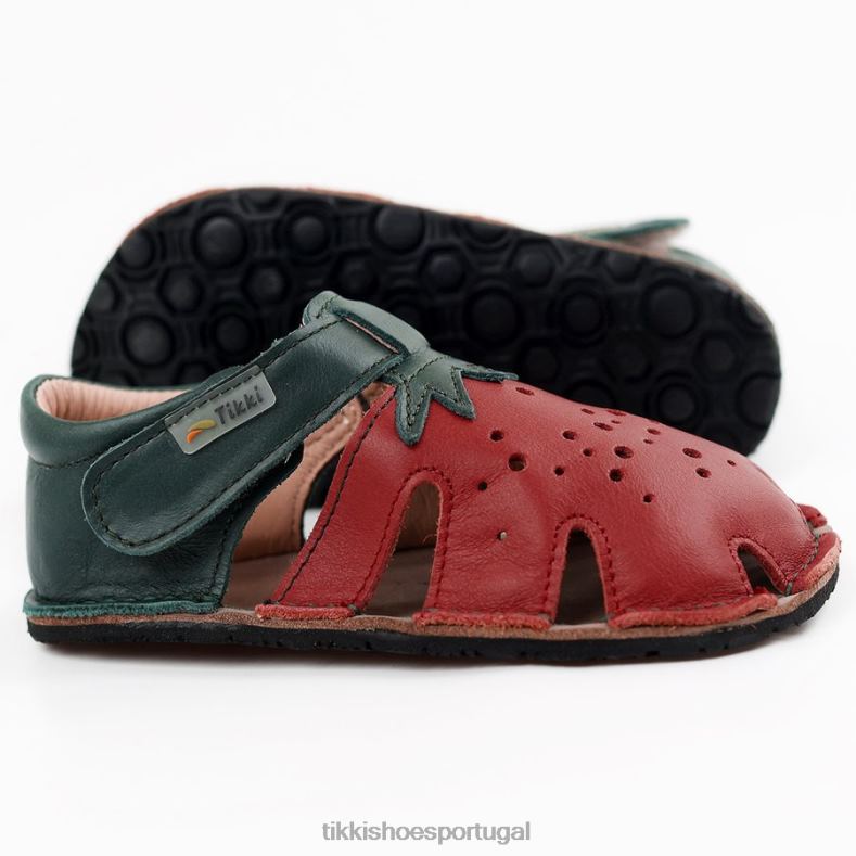 Tikki crianças morango couro aranya calçados 68Z4V69