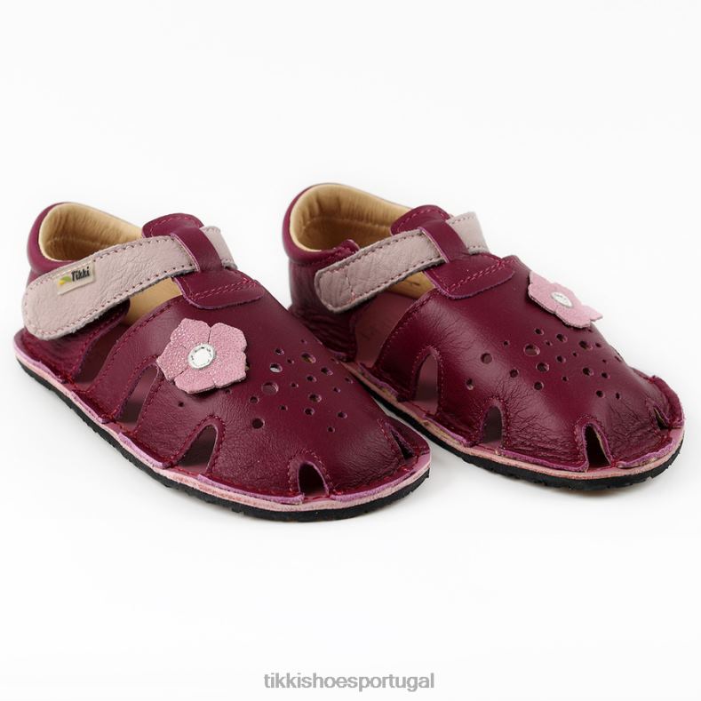 Tikki crianças orquídea sandálias descalças aranya calçados 68Z4V58