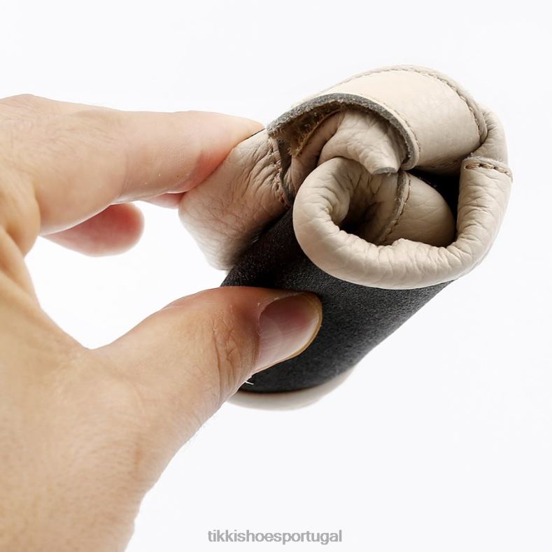 Tikki crianças creme couro ziggy v1 calçados 68Z4V1