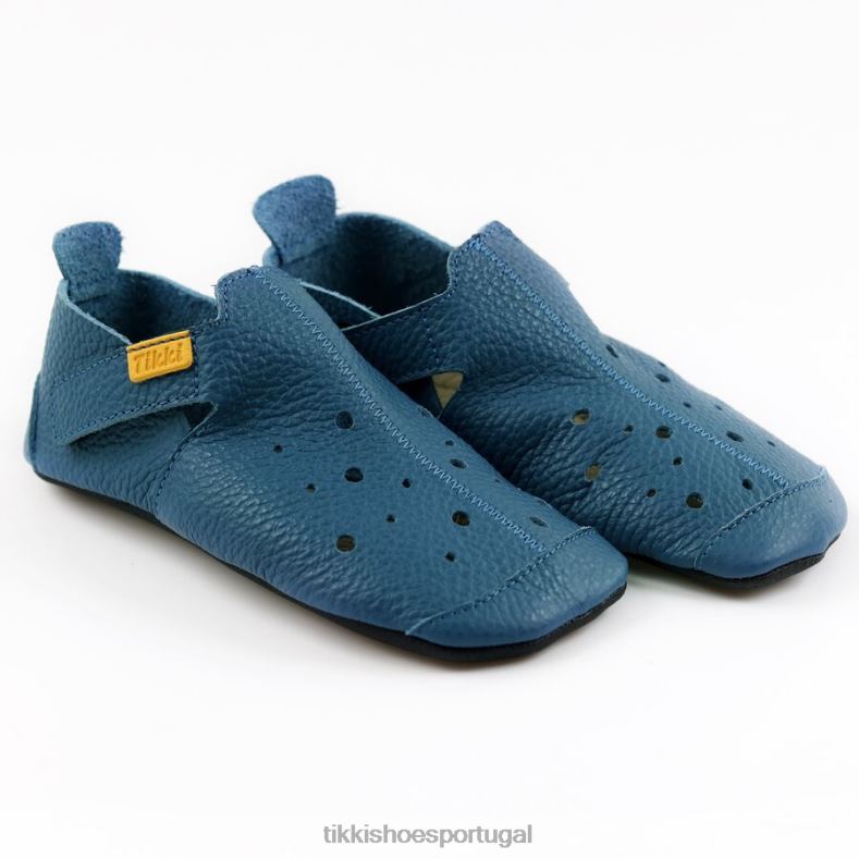 Tikki crianças oceano couro ziggy v2 calçados 68Z4V33