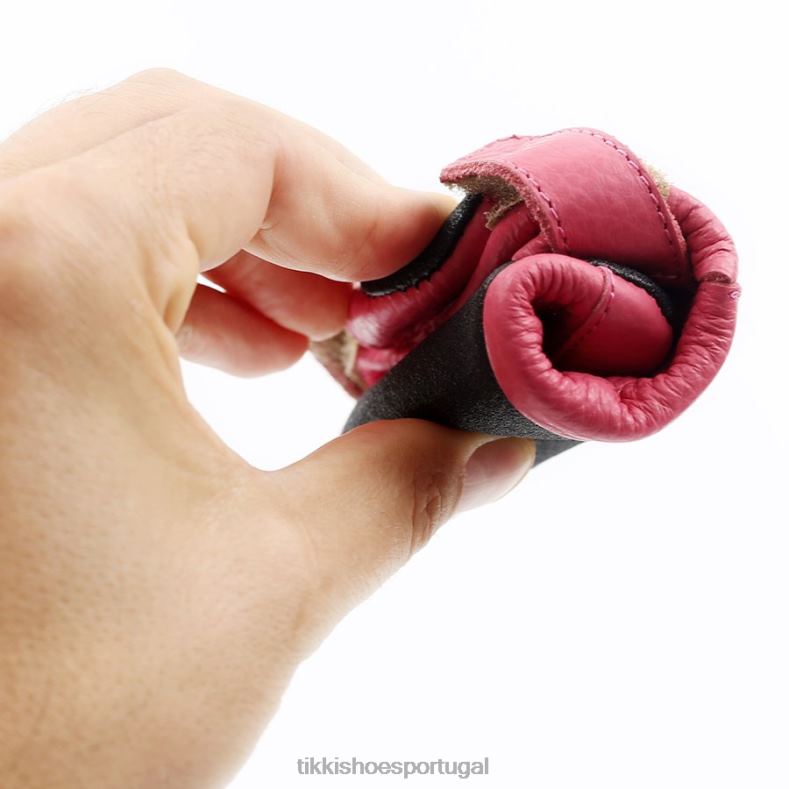 Tikki crianças rosa couro ziggy v1 calçados 68Z4V4