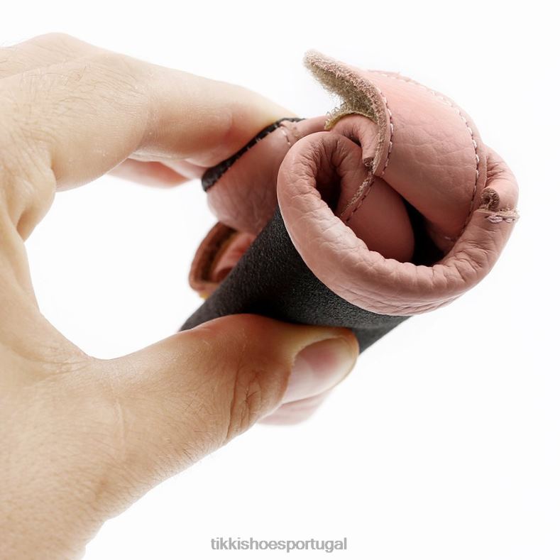 Tikki crianças rosa couro ziggy v1 calçados 68Z4V5