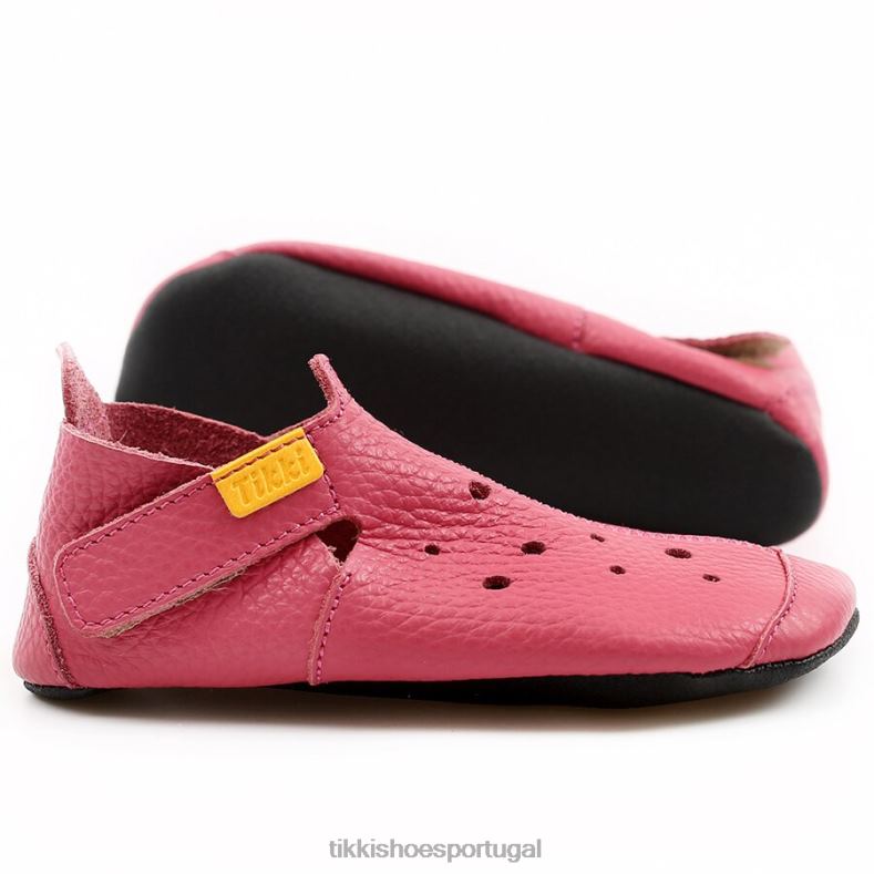 Tikki crianças rosa couro ziggy v2 calçados 68Z4V30