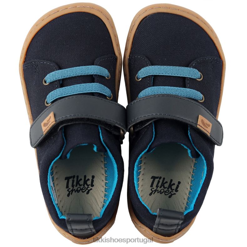 Tikki crianças azul profundo sapatos veganos arlequim calçados 68Z4V119