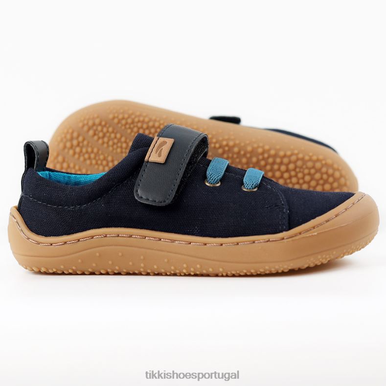 Tikki crianças azul profundo sapatos veganos arlequim calçados 68Z4V119