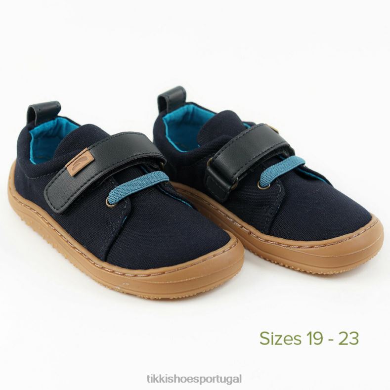 Tikki crianças azul profundo sapatos veganos arlequim calçados 68Z4V119