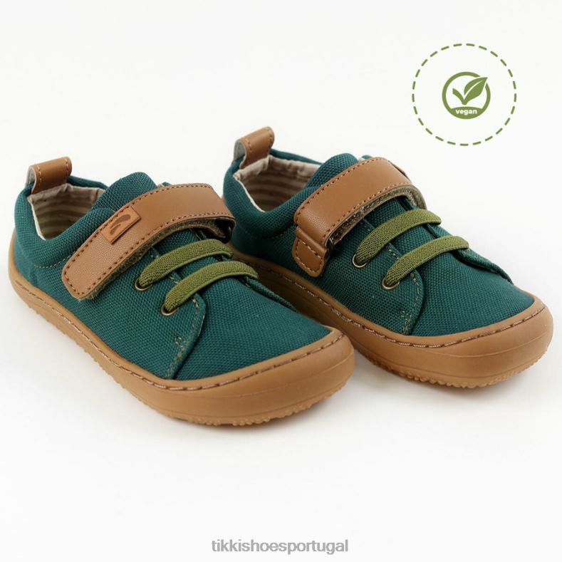 Tikki crianças verde sapatos veganos arlequim calçados 68Z4V120