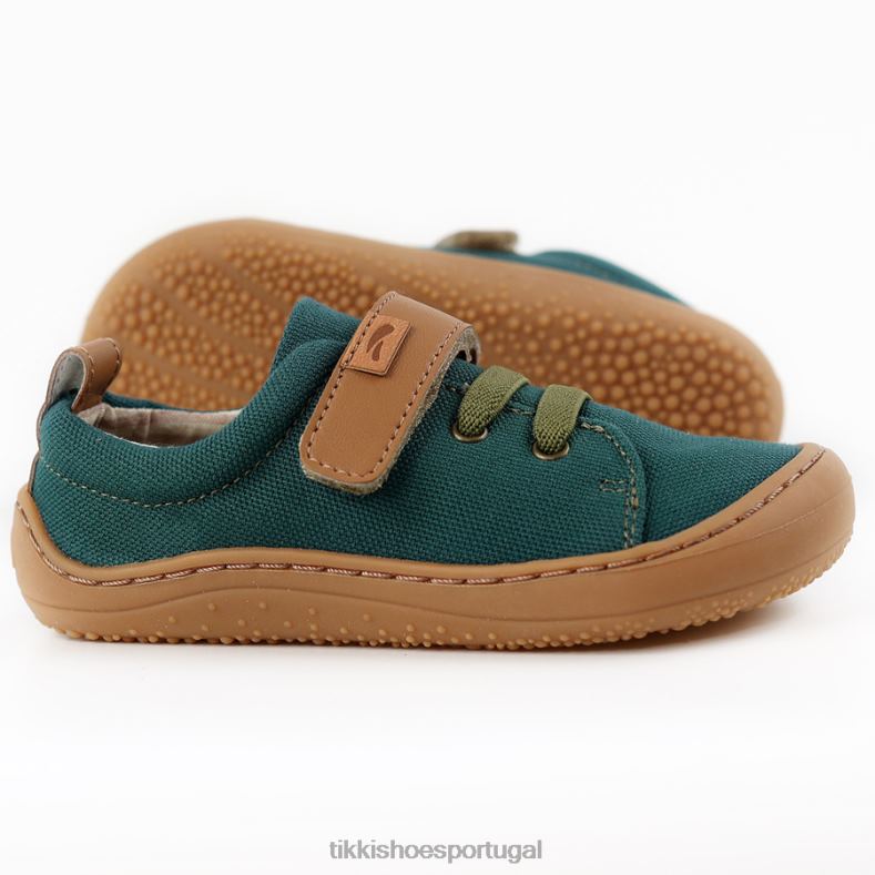 Tikki crianças verde sapatos veganos arlequim calçados 68Z4V120